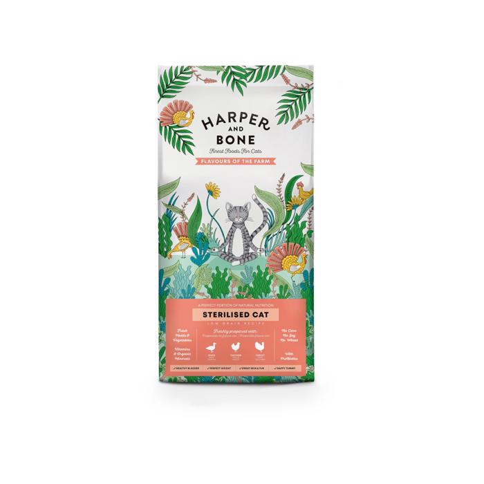 HARPER & BONE XIRA TROFI GTAS STERILISED FLAVOURS FARM 5kg